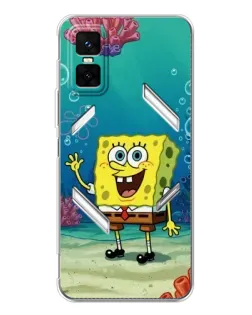 Чехол для Infinix GT 30 Pro с картинкой «Подводный привет»