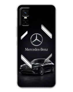 Чехол для Infinix GT 30 Pro с картинкой «Mercedes — решетка радиатора»