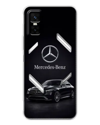 Чехол для Infinix GT 30 Pro с картинкой «Mercedes — решетка радиатора»