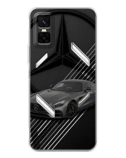 Чехол для Infinix GT 30 Pro с картинкой «Mercedes AMG — графика»