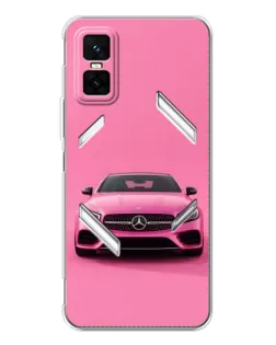 Чохол для Infinix GT 30 Pro з картинкою «Рожевий Mercedes AMG» Чохол для Infinix GT 30 Pro з картинкою «Рожевий Mercedes AMG»