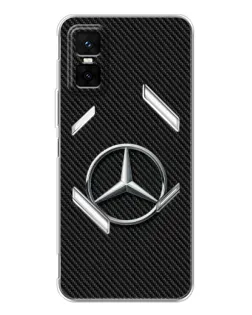 Чохол для Infinix GT 30 Pro з картинкою «Карбоновий Mercedes стиль» Чохол для Infinix GT 30 Pro з картинкою «Карбоновий Mercedes стиль»