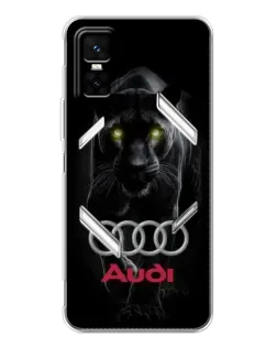 Чехол для Infinix GT 30 Pro с картинкой «Пантера и Audi»