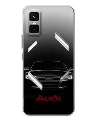 Чехол для Infinix GT 30 Pro с картинкой «Audi — градиентный контур»