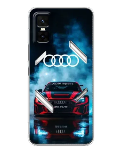 Чехол для Infinix GT 30 Pro с картинкой «Audi Sport — неон»