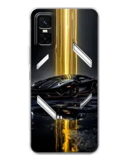 Чехол для Infinix GT 30 Pro с картинкой «Ночной Lamborghini драйв»