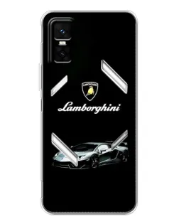 Чехол для Infinix GT 30 Pro с картинкой «Логотип Lamborghini классика»