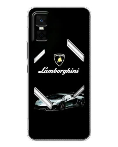 Чехол для Infinix GT 30 Pro с картинкой «Логотип Lamborghini классика»
