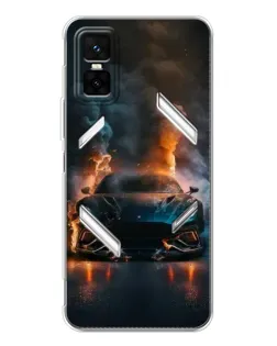 Чехол для Infinix GT 30 Pro с картинкой «Lamborghini дымная эстетика»