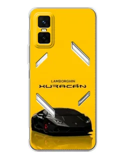 Чехол для Infinix GT 30 Pro с картинкой «Lamborghini Huracan черный»
