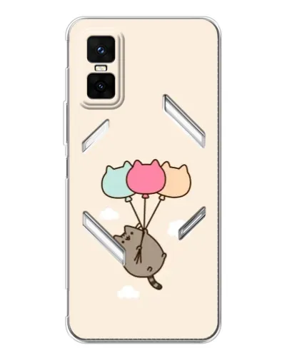 Чехол для Infinix GT 30 Pro с картинкой «Пушин на шариках» Чехол для Infinix GT 30 Pro с картинкой «Пушин на шариках»