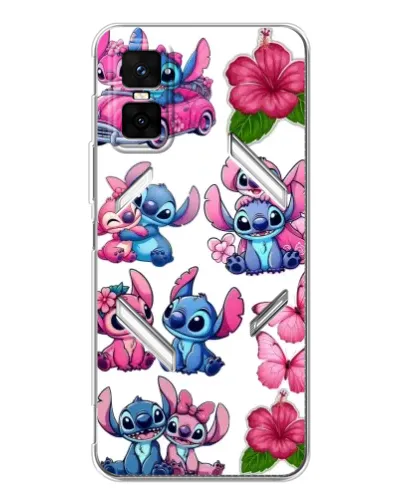Чохол для Infinix GT 30 Pro з картинкою «Стікери Stitch та Angel»
