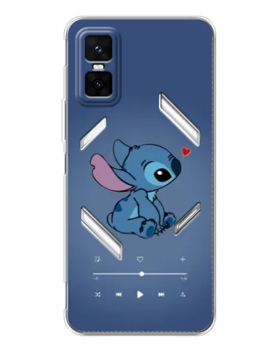 Чохол для Infinix GT 30 Pro з картинкою «Музичний Stitch»