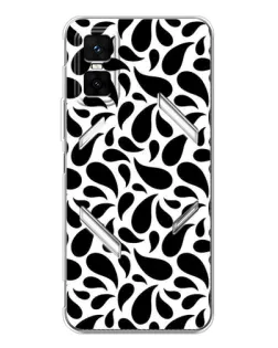 Чехол для Infinix GT 30 Pro с картинкой «Контрастные черные капли»