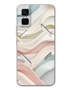 Чехол для Infinix GT 30 Pro с картинкой «Пастельные нежные волны»
