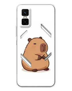 Чехол для Infinix GT 30 Pro с картинкой «Толстенькая капибара»