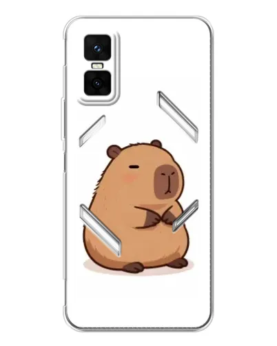 Чехол для Infinix GT 30 Pro с картинкой «Толстенькая капибара»