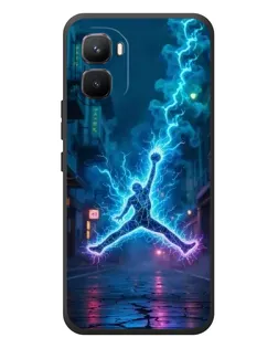 Чехол для Infinix GT 50 Pro с картинкой «Jordan Gold Jumpman»