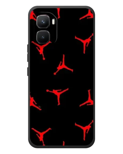 Чехол для Infinix GT 50 Pro с картинкой «Jordan Red Pattern»