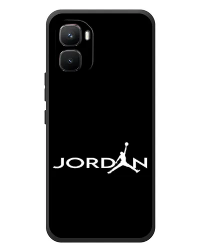 Чехол для Infinix GT 50 Pro с картинкой «Jordan White Logo»