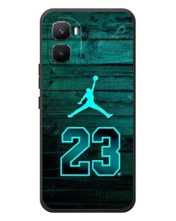 Чехол для Infinix GT 50 Pro с картинкой «Jordan Cyan 23»
