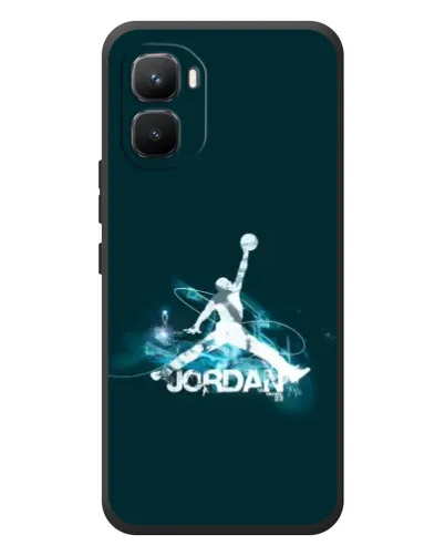 Чехол для Infinix GT 50 Pro с картинкой «Jordan Blue Fire»