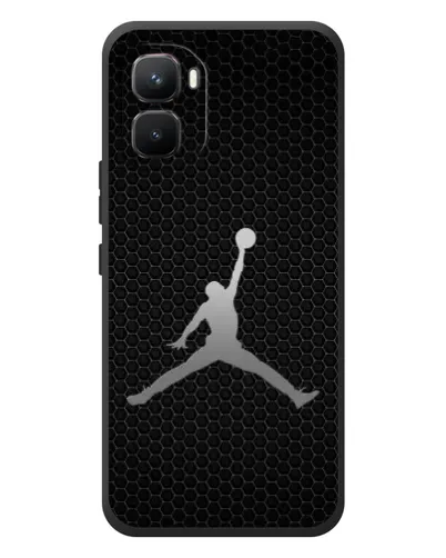 Чехол для Infinix GT 50 Pro с картинкой «Jordan Dark Carbon»