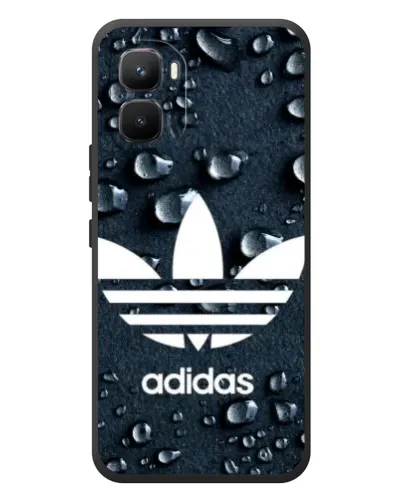 Чехол для Infinix GT 50 Pro с картинкой «Adidas Trefoil Blue»