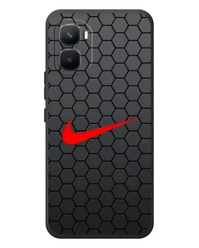 Чехол для Infinix GT 50 Pro с картинкой «Nike — карбоновая сетка»