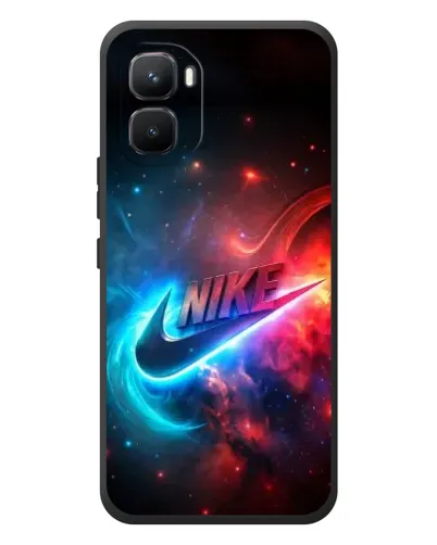 Чехол для Infinix GT 50 Pro с картинкой «Огненный логотип Nike»