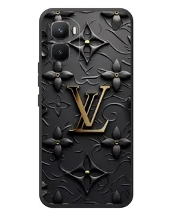 Чехол для Infinix GT 50 Pro с картинкой «Кожаная текстура LV»