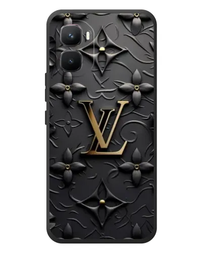 Чехол для Infinix GT 50 Pro с картинкой «Кожаная текстура LV»