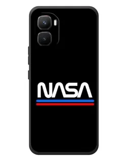 Чехол для Infinix GT 50 Pro с картинкой «NASA — классика Red Blue»
