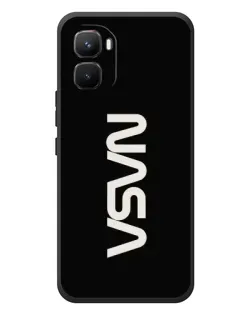 Чехол для Infinix GT 50 Pro с картинкой «NASA — вертикальный логотип»