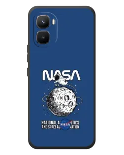 Чехол для Infinix GT 50 Pro с картинкой «NASA — лунная миссия»