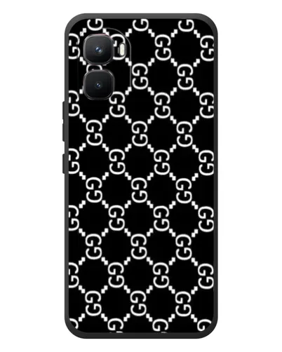 Чехол для Infinix GT 50 Pro с картинкой «Gucci — сетчатый паттерн»