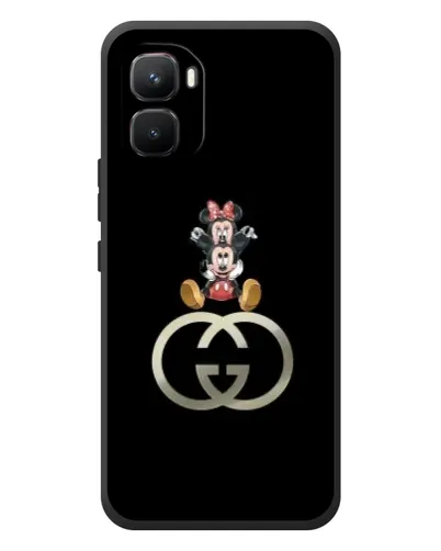 Чехол для Infinix GT 50 Pro с картинкой «Минни Маус на лого»