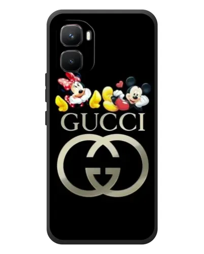 Чехол для Infinix GT 50 Pro с картинкой «Gucci — герои Disney»