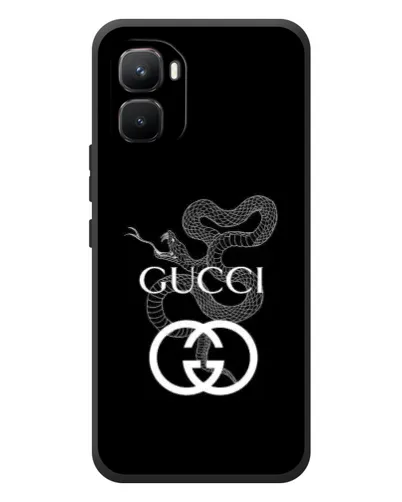 Чехол для Infinix GT 50 Pro с картинкой «Gucci — серебряная змея»
