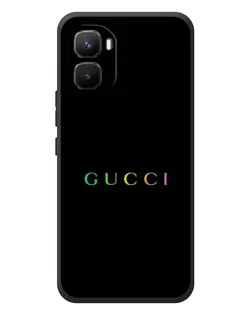 Чехол для Infinix GT 50 Pro с картинкой «Gucci — неоновый минимализм»