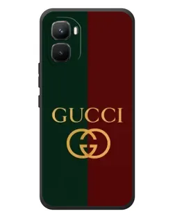 Чехол для Infinix GT 50 Pro с картинкой «Gucci — темно-зеленый градиент»