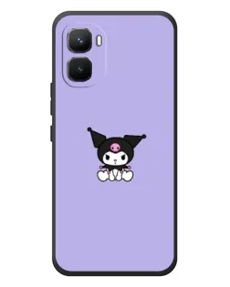 Чохол для Infinix GT 50 Pro з картинкою «Kuromi — фіолетовий мінімалізм»