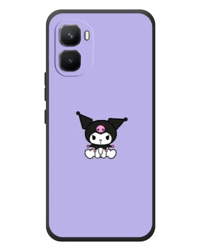 Чехол для Infinix GT 50 Pro с картинкой «Kuromi — фиолетовый минимализм»