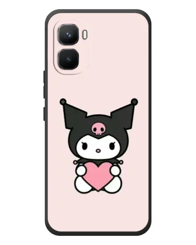 Чехол для Infinix GT 50 Pro с картинкой «Kuromi и сердце»