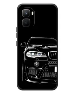 Чехол для Infinix GT 50 Pro с картинкой «Темный силуэт BMW»