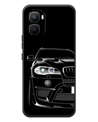 Чехол для Infinix GT 50 Pro с картинкой «Темный силуэт BMW»