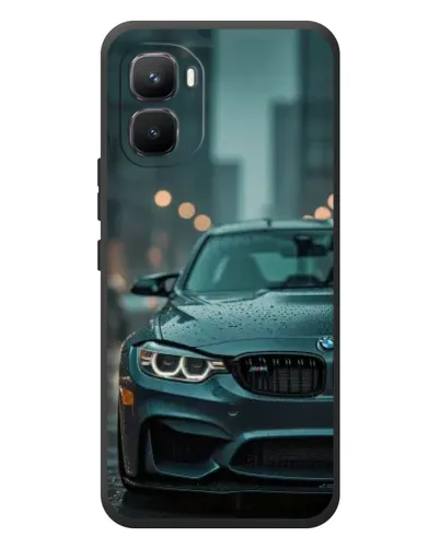 Чехол для Infinix GT 50 Pro с картинкой «BMW в огнях города»