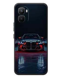 Чехол для Infinix GT 50 Pro с картинкой «BMW на мокрой дороге»