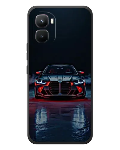 Чехол для Infinix GT 50 Pro с картинкой «BMW на мокрой дороге»