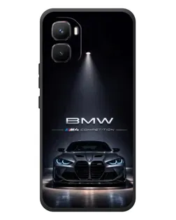 Чехол для Infinix GT 50 Pro с картинкой «BMW сквозь ночной город»